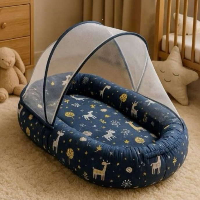 Baby Mosquito Net Bed (pure muslin fabric) – Foldable Protective Mosquito Net bed