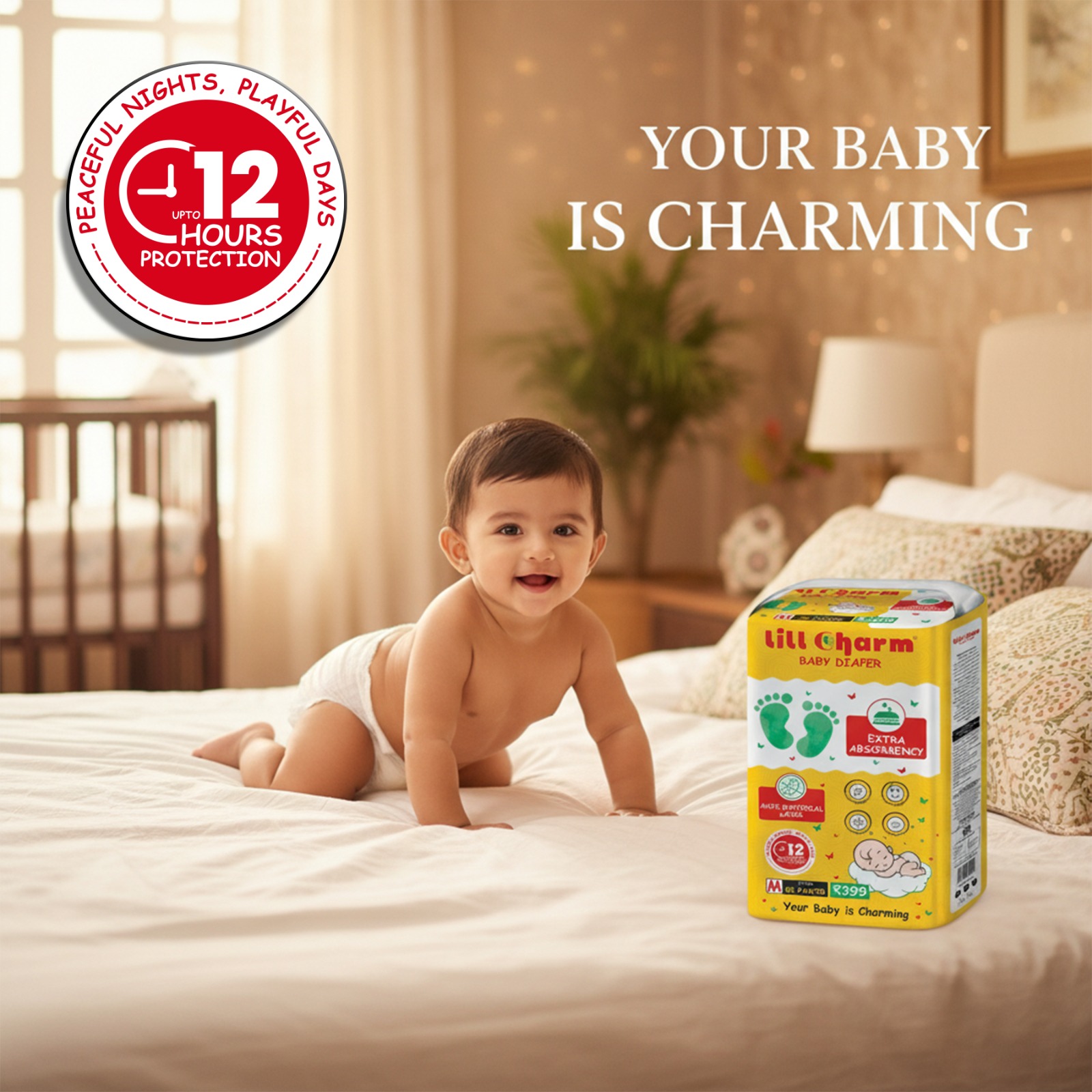 Premium LillCharm Baby Diapers